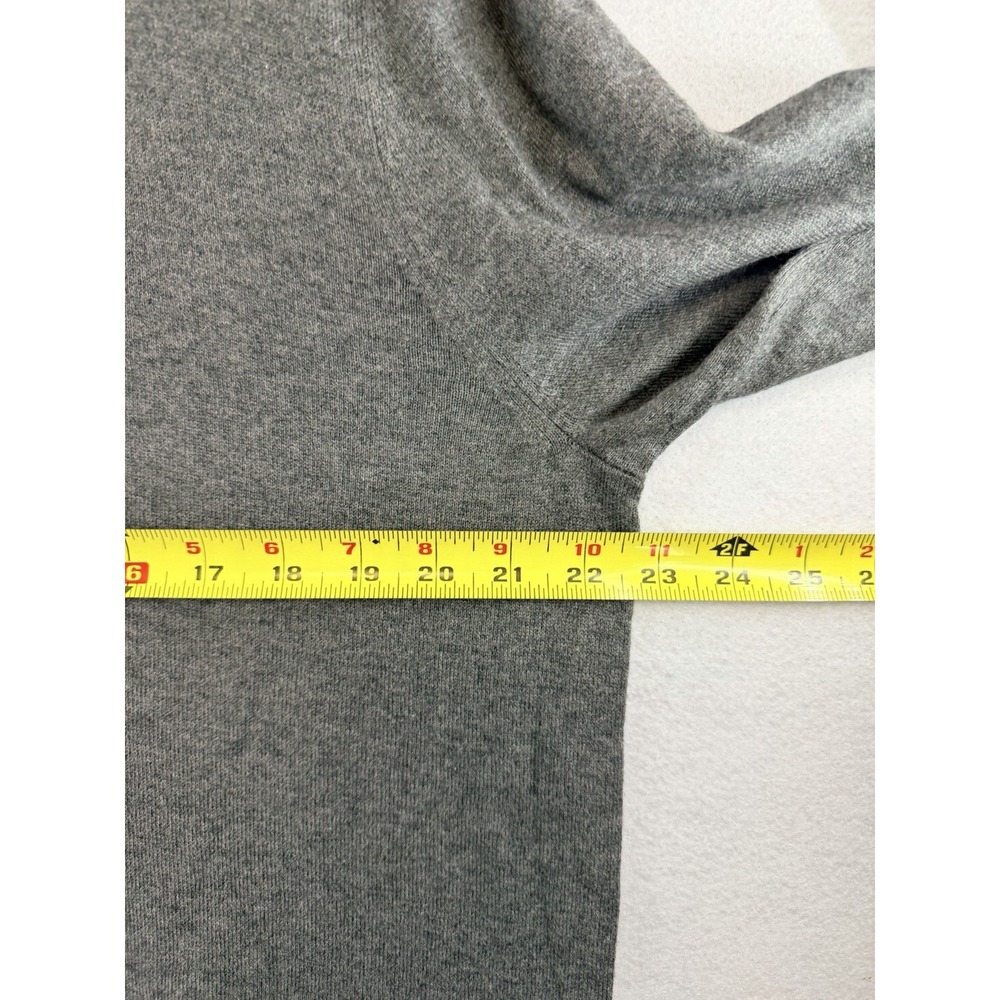 BANANA REPUBLIC Luxe Sweater Collection Mens XL Gray Long Sleeve Quarter Zip NWT - Picture 5 of 8